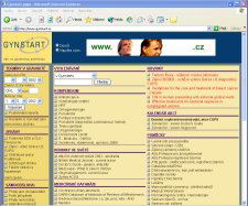 Vorschau der Website gynstart.cz